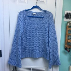 Anthropologie moth bell sleeve knit pull over